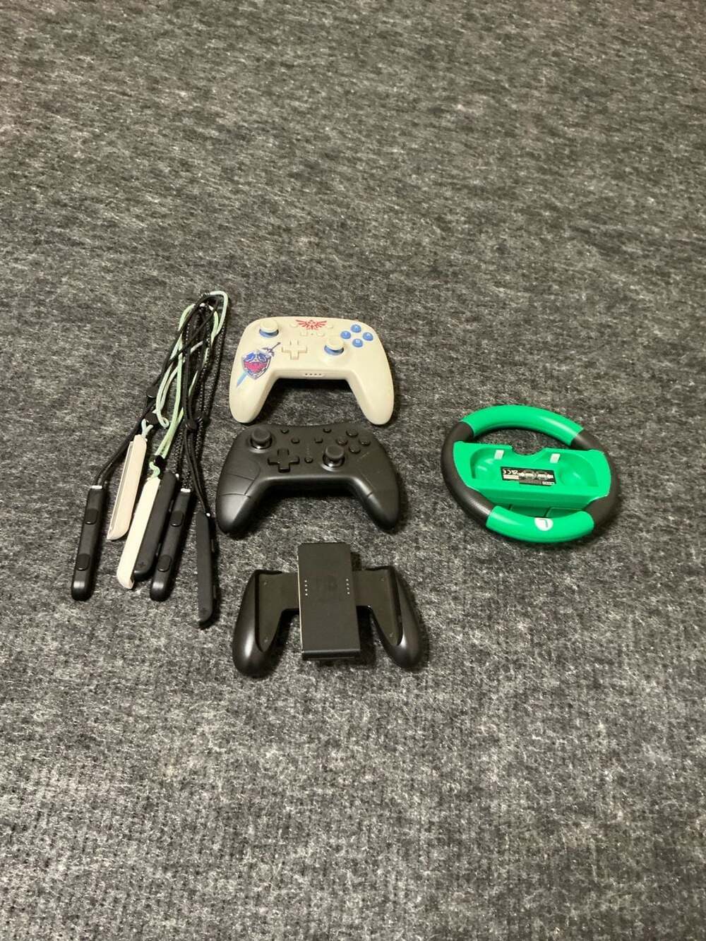 Nintendo Switch Accessory Bundle: PowerA Zelda Wireless Controller.